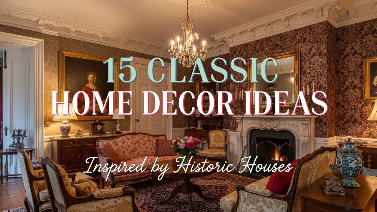 15 Classic Home Decor Ideas Inspired by Historic Houses