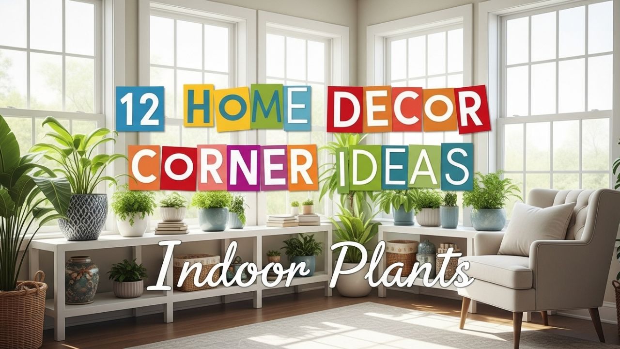 12 Home Decor Corner Ideas Using Indoor Plants