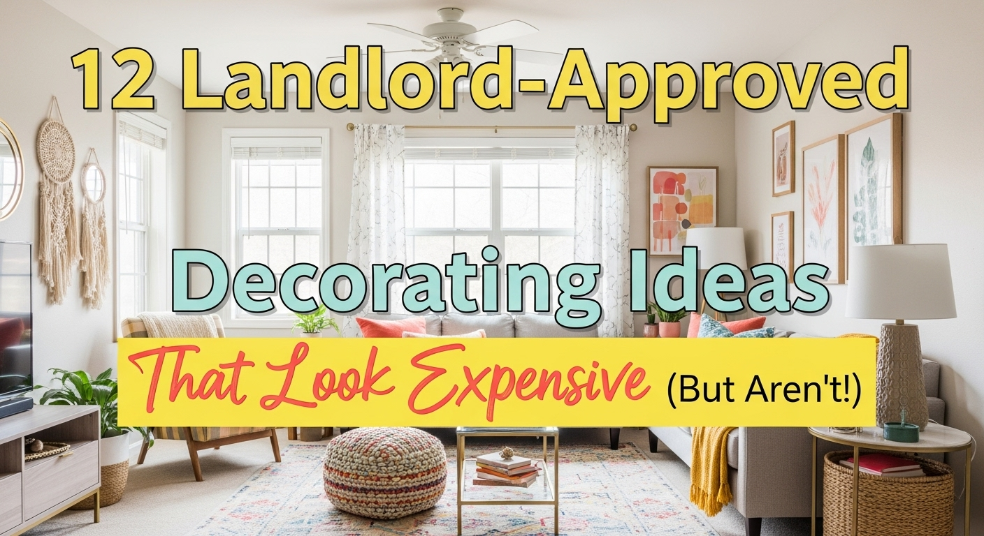 12 Landlord-Approved Decorating Ideas That Look Expensive (But Aren’t!)