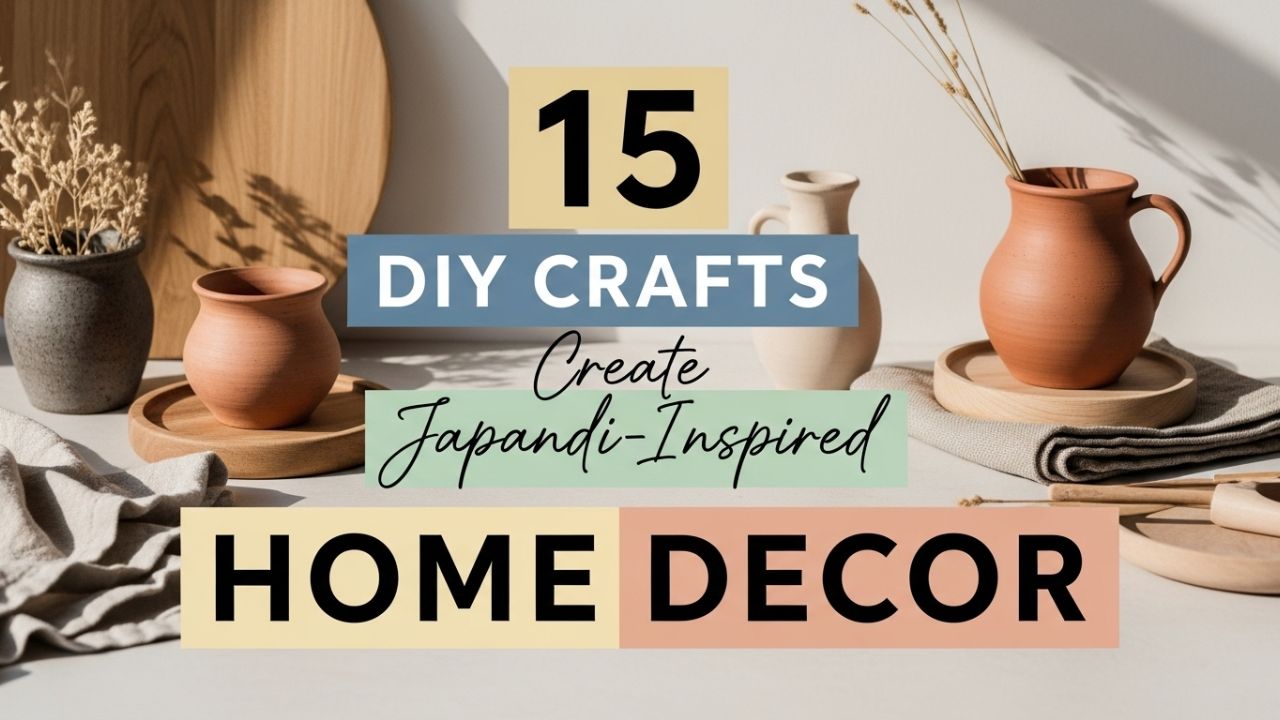 15 DIY Crafts to Create Japandi-Inspired Home Decor