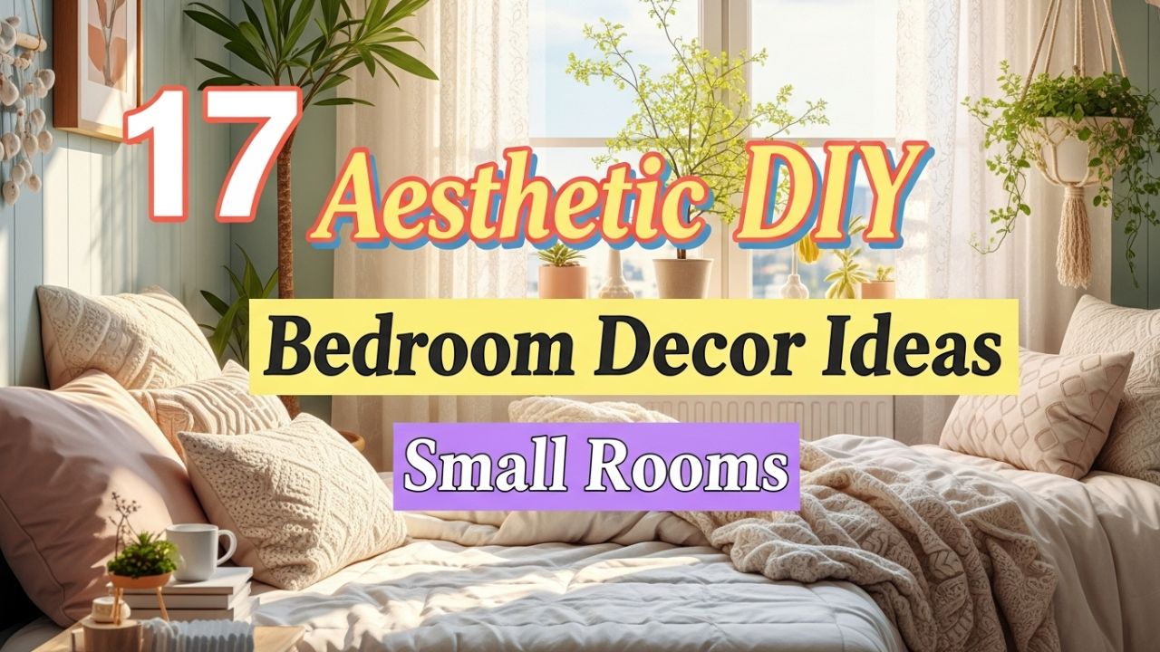 17 Aesthetic DIY Bedroom Decor Ideas for Small Rooms