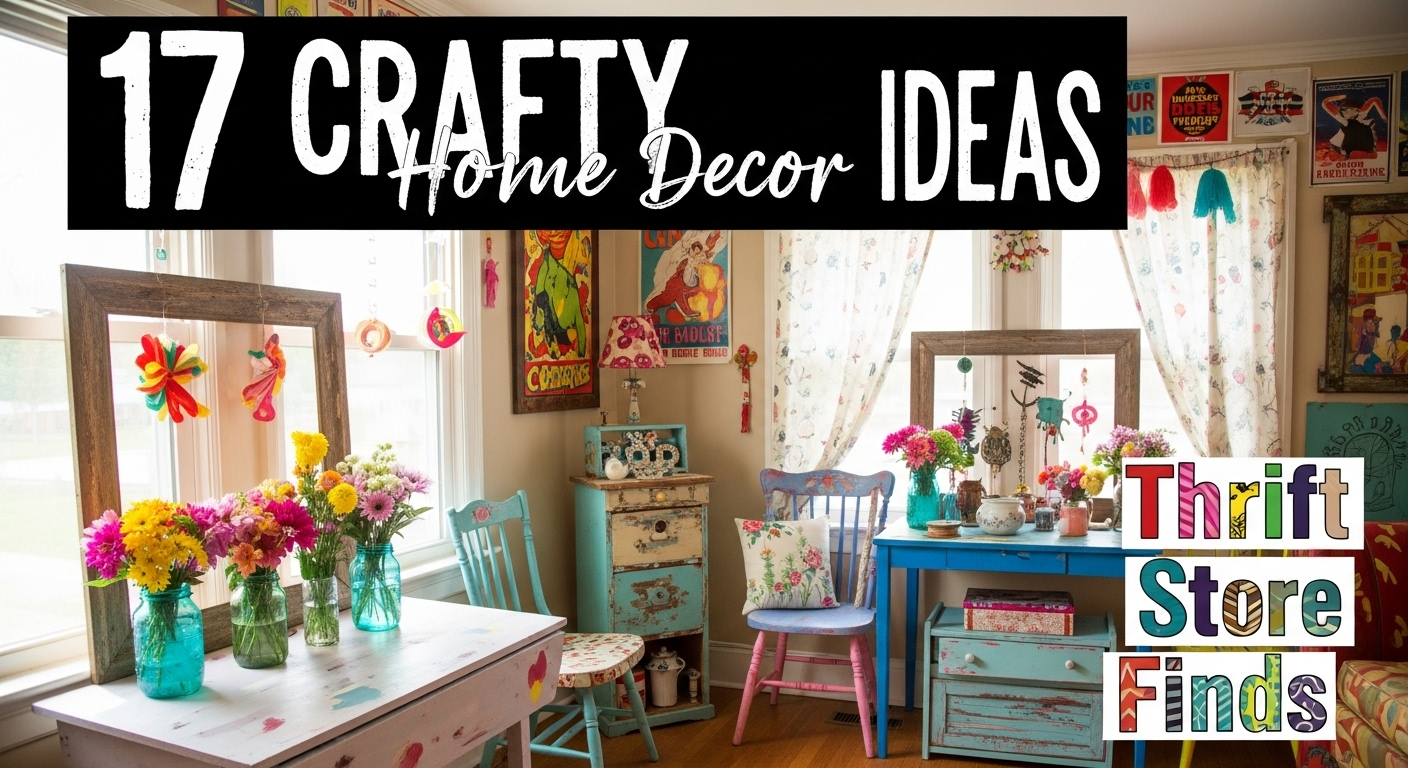 17 Crafty Home Decor Ideas Using Thrift Store Finds