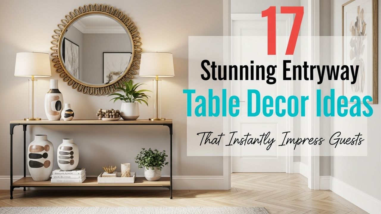 17 Stunning Entryway Table Decor Ideas That Instantly Impress Guests