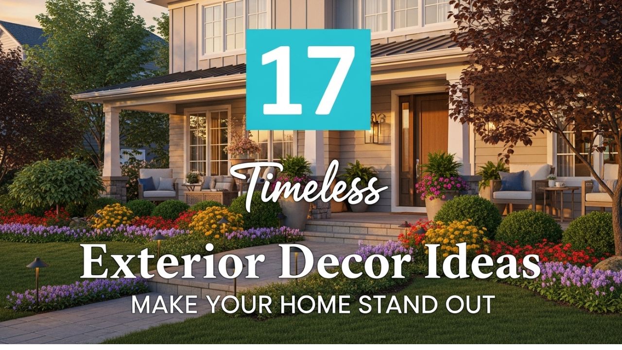17 Timeless Exterior Decor Ideas To Make Your Home Stand Out