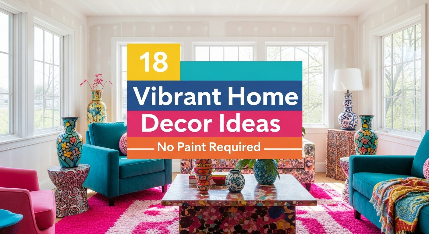 18 Colorful Home Decor Ideas That Don’t Involve Paint