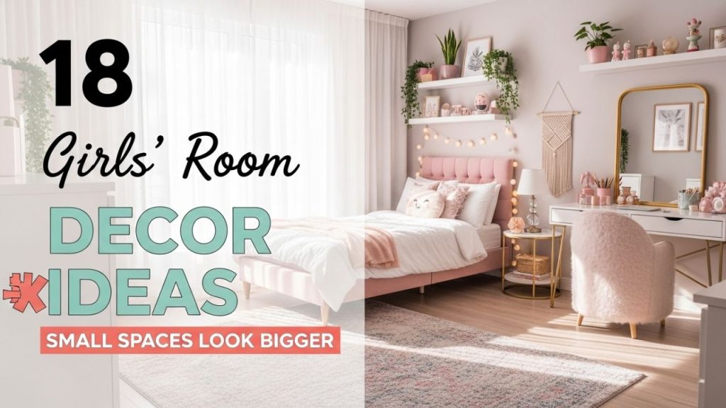 18 Girls’ Room Decor Ideas That Make Small Spaces Look Bigger