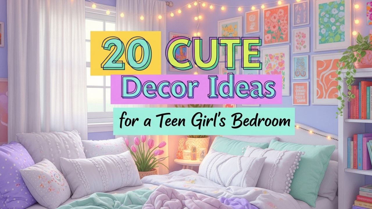20 Cute Decor Ideas for a Teen Girl’s Bedroom