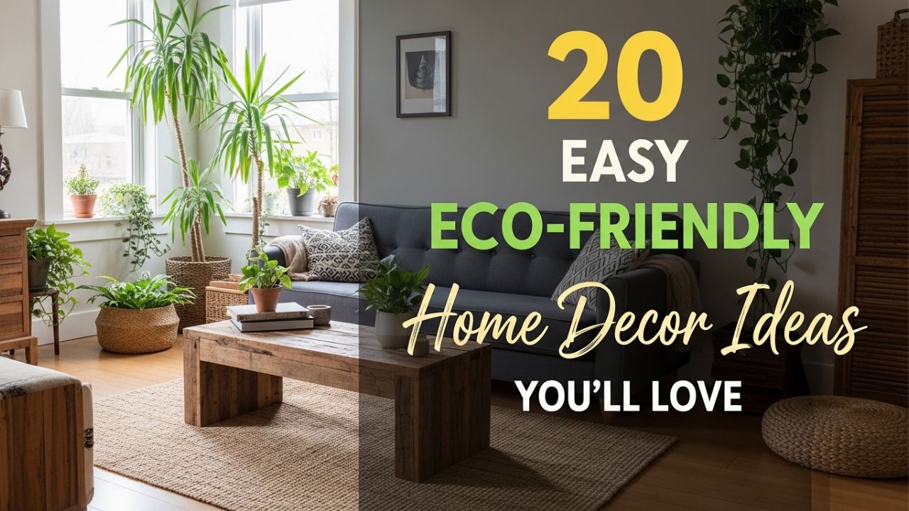 20 Easy Eco-Friendly Home Decor Ideas You’ll Love