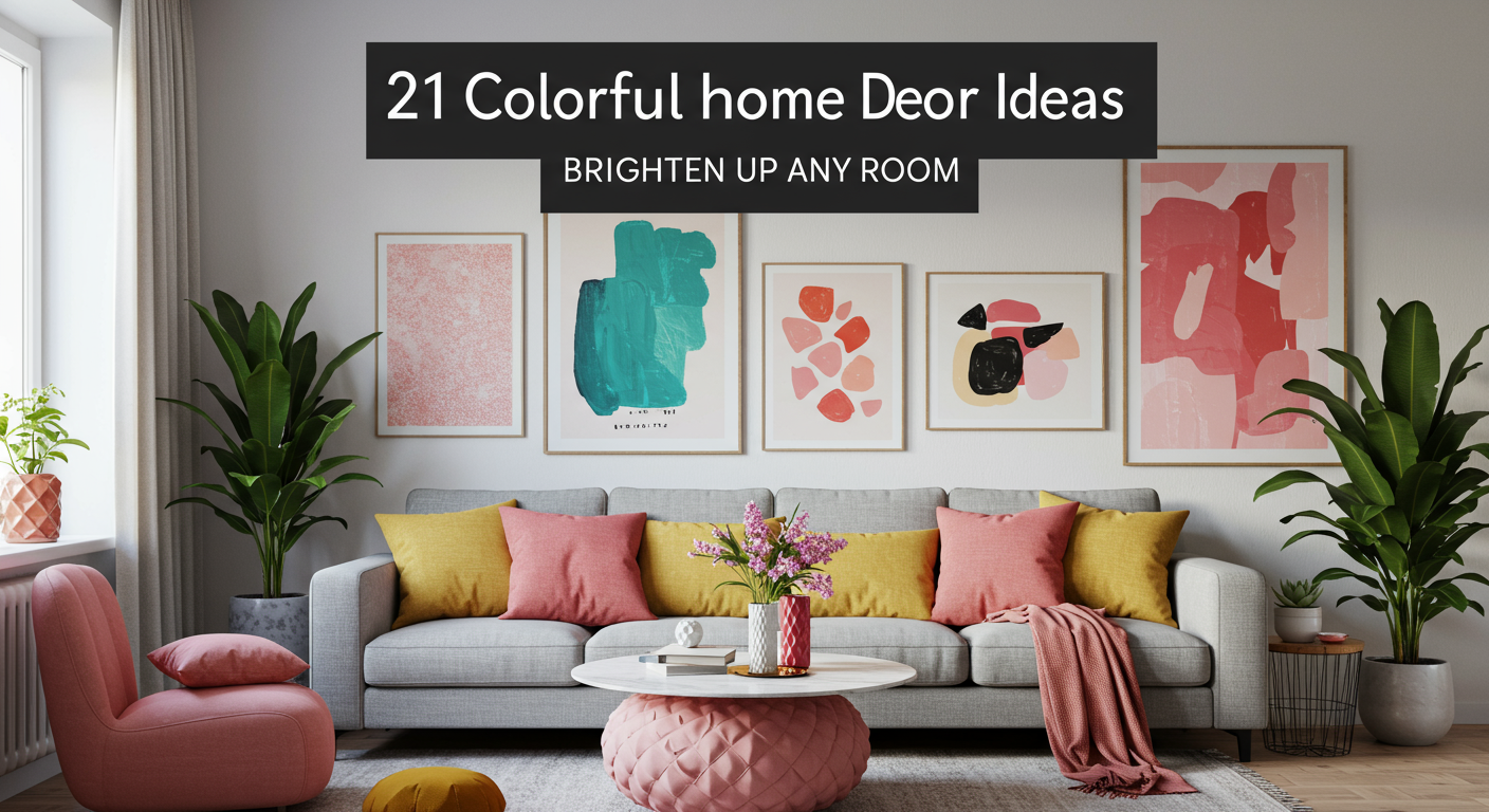 21 Bold & Colorful Home Decor Art Ideas to Brighten Up Any Room