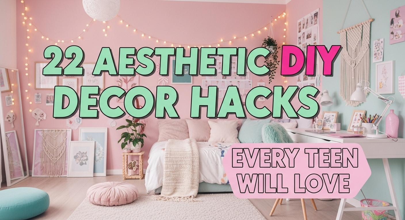 22 Aesthetic DIY Decor Hacks Every Teen Will Love