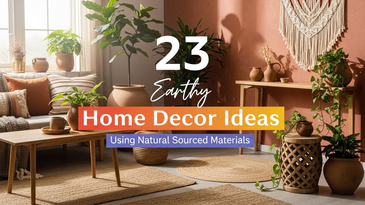 23 Earthy Home Decor Ideas Using Locally Sourced, Natural Materials