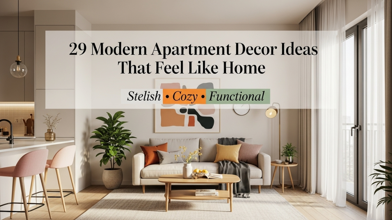 29 Modern Apartment Decor Ideas That Feel Like Home