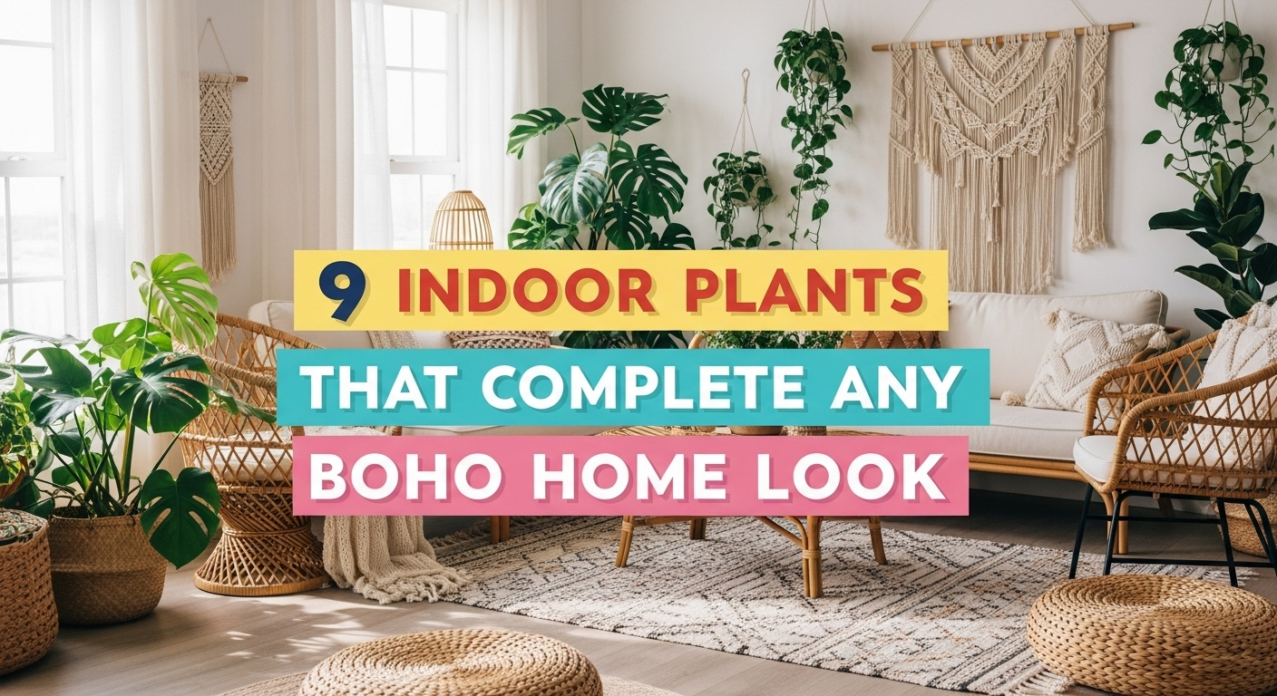 9 Indoor Plants That Complete Any Boho Home Look